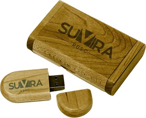 Eco-Friendly Wooden USB Flash Drive with Wood Box - 64GB - USB 3.0 Super Fast Speed - Thumb USB Drive (Walnut) in Saudi Arabia