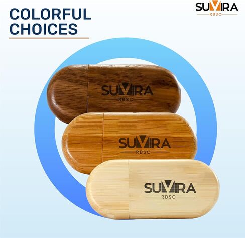 Eco-Friendly Wooden USB Flash Drive with Wood Box - 64GB - USB 3.0 Super Fast Speed - Thumb USB Drive (Walnut) in Saudi Arabia