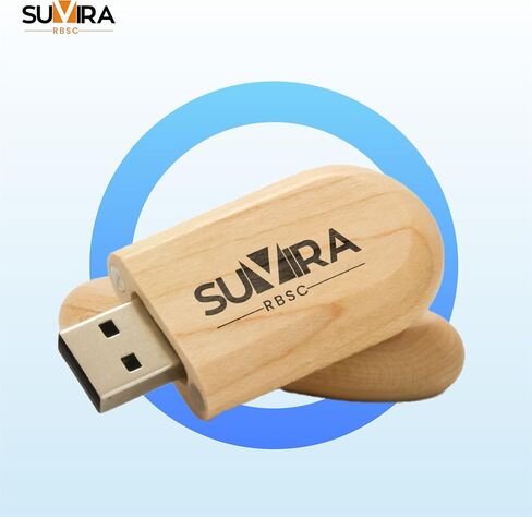 Eco-Friendly Wooden USB Flash Drive with Wood Box - 64GB - USB 3.0 Super Fast Speed - Thumb USB Drive (Walnut) in Saudi Arabia