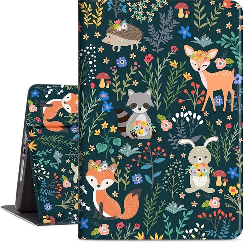 for iPad 9th/7th/8th Generation Case, for iPad Case 9th Generation, for iPad 10.2 Case Multi-Angle Viewing, Auto Wake/Sleep, Adjustable Stand, Shockproof Protective Cover, Animal in Saudi Arabia