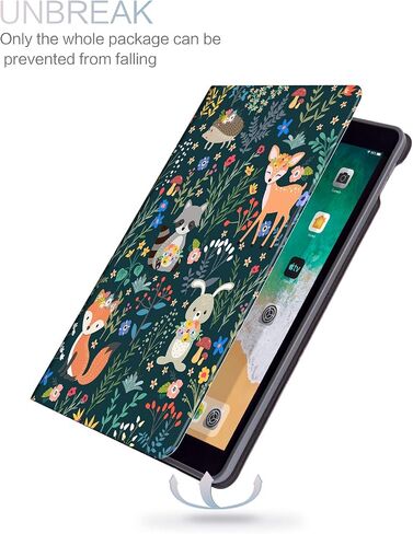 for iPad 9th/7th/8th Generation Case, for iPad Case 9th Generation, for iPad 10.2 Case Multi-Angle Viewing, Auto Wake/Sleep, Adjustable Stand, Shockproof Protective Cover, Animal in Saudi Arabia