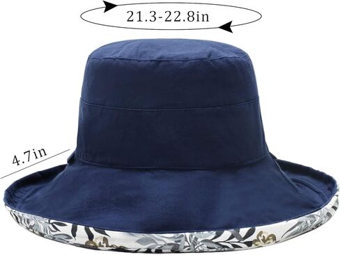 Women's Wide Brim Sun Hat Bucket Hat UV Sun Protection Beach Cap Fisherman Hats in Saudi Arabia