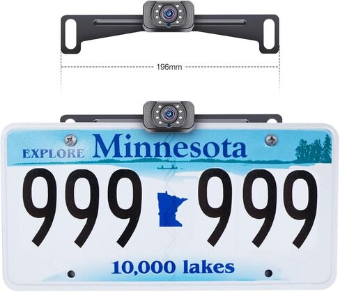 كاميرا احتياطية لاسلكية مع إشارة رقمية ثابتة 4.3 بوصة نظام مراقبة كاميرا الرؤية الخلفية HD1080P كاميرا عكسية للرؤية الليلية مقاومة للماء للسيارة والشاحنات وسيارات الدفع الرباعي والشاحنات والمقطورة وRV in Kuwait