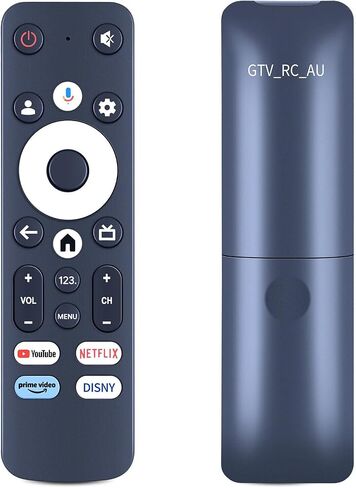 جهاز التحكم عن بعد البديل الصوتي GTV-RC-AU الجديد لتلفزيون EKO Google مع مفاتيح Netflix Disney+ PrimeVideo in Saudi Arabia