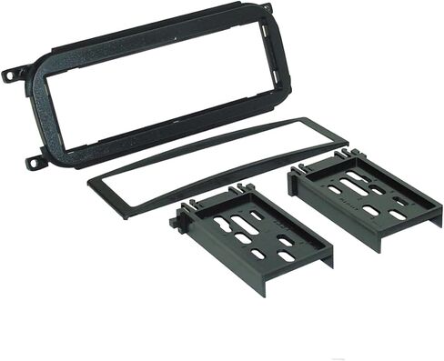 Scosche ICCR3BN Single DIN Radio Install Dash Kit Compatible with Select 2002-07 Chrysler, Dodge & Jeep Vehicles - Complete Basic Car Stereo Installation Kit - See Vehicle Fit Guide in Images in Kuwait
