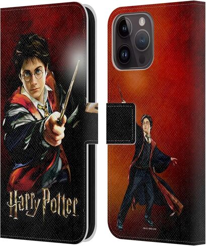 Head Case Designs Officially Licensed Harry Potter The Marauder's Map Prisoner of Azkaban II Leather Book Wallet Case Cover Compatible with Apple iPhone 15 Pro Max in Saudi Arabia