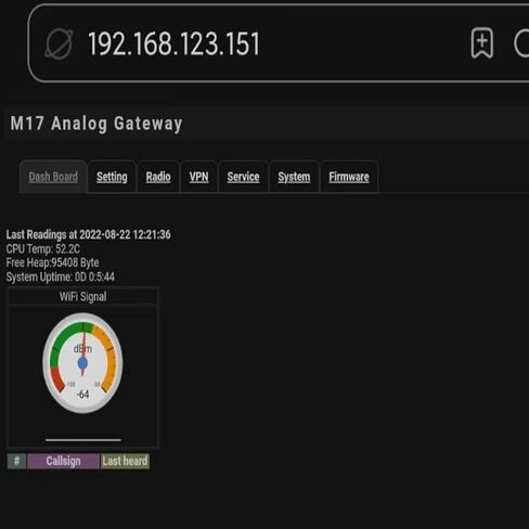 AURSINC ترقية M17 التناظرية بوابة Hotpot ESP32 دعم إلغاء الضوضاء ، AGC M17 mref عاكس in Kuwait