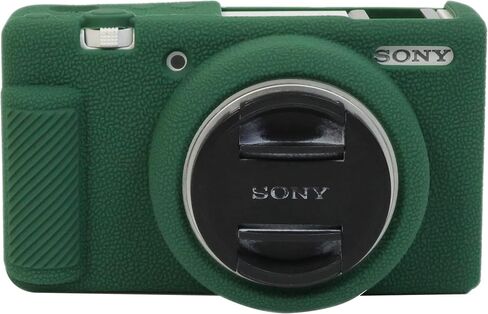 Silicone Gel Camera Case For Sony ZV-1F Black in Saudi Arabia
