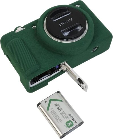Silicone Gel Camera Case For Sony ZV-1F Black in Saudi Arabia
