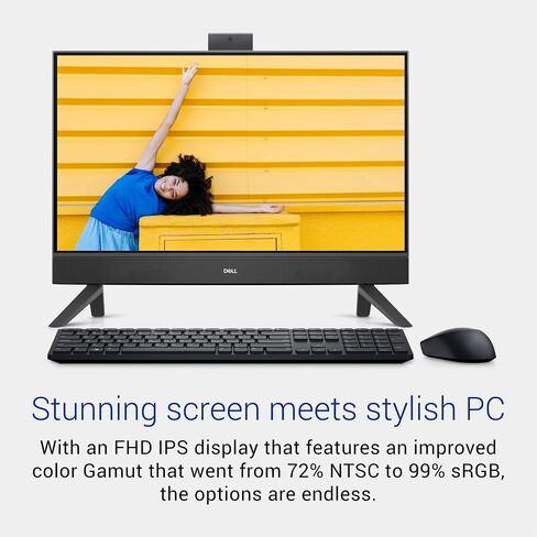 Dell Inspiron 7730 All in One Desktop Computer, 27 Inch FHD Business Touchscreen All-in-one, Core 7 150U, 64 GB RAM, 2 TB SSD, NVIDIA GeForce MX570A, Wi-Fi 6E, Win11 Pro & MS Office Lifetime License in Kuwait
