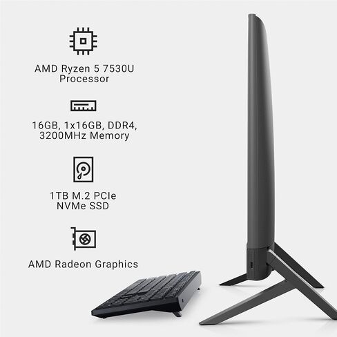 Dell Inspiron 7730 All in One Desktop Computer, 27 Inch FHD Business Touchscreen All-in-one, Core 7 150U, 64 GB RAM, 2 TB SSD, NVIDIA GeForce MX570A, Wi-Fi 6E, Win11 Pro & MS Office Lifetime License in Kuwait