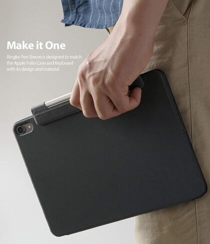 Ringke Pen Sleeve Charcoal Gray Designed for Apple Pencil, Journal, Tablets, and More in Saudi Arabia