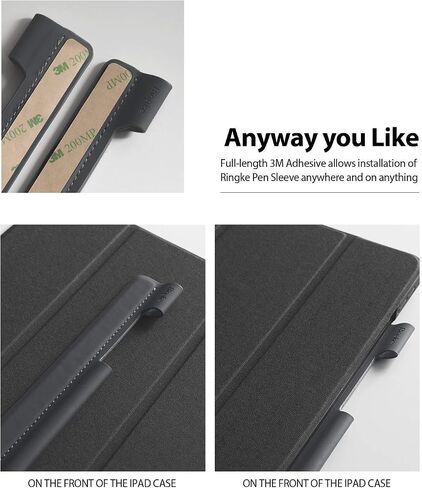 Ringke Pen Sleeve Charcoal Gray Designed for Apple Pencil, Journal, Tablets, and More in Saudi Arabia