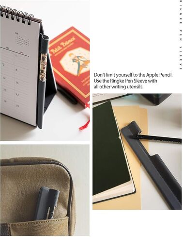 Ringke Pen Sleeve Charcoal Gray Designed for Apple Pencil, Journal, Tablets, and More in Saudi Arabia