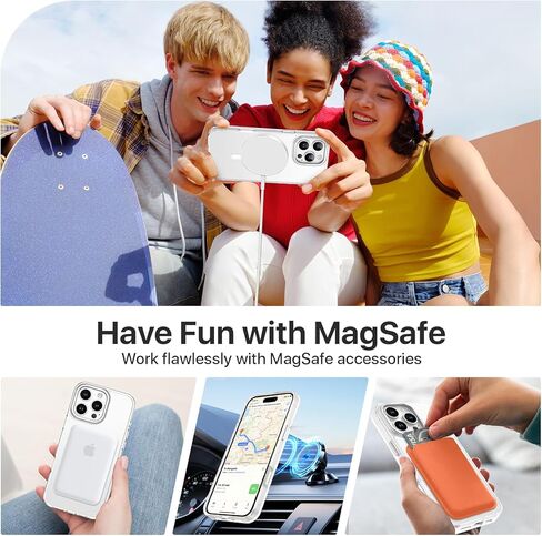 Telaso Magnetic for iPhone 16 Pro Max Case, iPhone 16 Pro Max Phone Case Compatible with Magsafe Translucent Matte Back Soft TPU Bumper Military Grade Protective iPhone 16 Pro Max Case, Dark Green in Kuwait