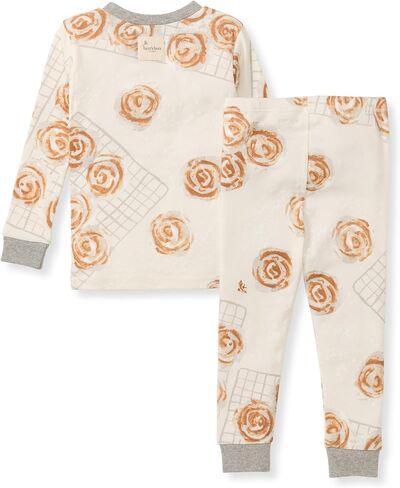 Burt's Bees Baby Baby Girls' Pajamas, Tee and Pant 2-Piece Pj Set, 100% Organic Cotton, Outer Space in Kuwait