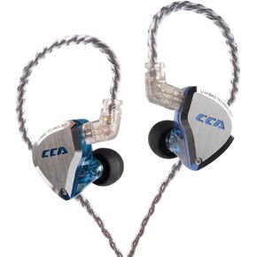 سماعة رأس Kinboofi IEM، سماعات أذن سلكية هاي فاي CCA C12، 5BA+1DD Hybrid HiFi داخل الأذن سماعات رأس عازلة للضوضاء سماعات أذن سلكية ستيريو للموسيقيين عشاق الصوت (مع ميكروفون، ذهبي)... in Kuwait