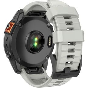 OVERSTEP متوافق مع Fenix ​​8 Amoled - 47 ملم / Fenix ​​7 Watch Band، 22 ملم حزام سيليكون متين للساعة الذكية Garmin Fenix ​​7 Pro/Fenix ​​6/ Fenix ​​5/Epix Pro 47 ملم in Kuwait