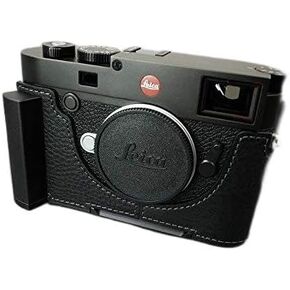 LIM'S Metal Grip Genuine Leather Camera Half Case for Leica M10 Black, LC-M10BK
