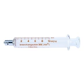Truth Laboratory Glass Syringe Metal Luer Lock Tip, 10ml (01-09-02-05)