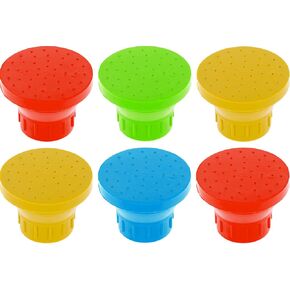 Pet Shower Head Bottle Sprinkler for Travel - Pack of 6 - Portable Water Attachment for Dogs - Top Bottle Sprinkler