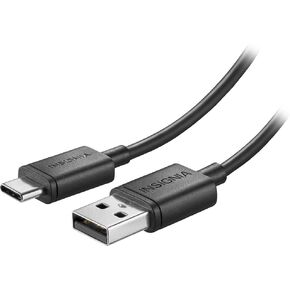 Insignia - 10' USB Type A-to-USB Type C Charge/Sync Cable - Black - Model: NS-MCAB10