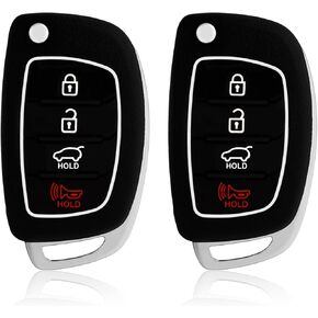 2 Keylessbest Replacement for 2015 2016 2017 2018 2019 Hyundai Santa Fe Key Fob Remote Control TQ8-RKE-4F31 4 Buttons 433MHz