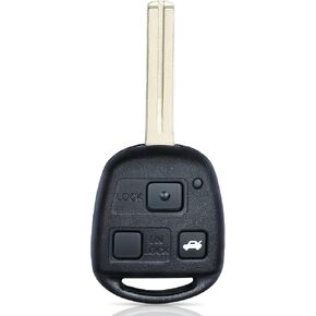 Beefunny Replacement Remote Car Key Fob 4C Chip for Lexus ES300 GS300 IS300 1998-2005 HYQ1512V Short Blade (1)