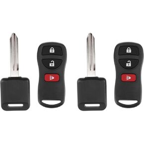 X AUTOHAUX KBRASTU15 315MHz Keyless Entry Remote Ignition Transponder Key Fob for Nissan Pathfinder 2005-2012 for Nissan NV1500 NV2500 NV3 500 2012-2021 3 Buttons 2pcs