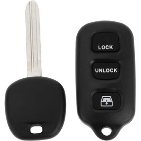 X AUTOHAUX 315MHz HYQ12BAN Keyless Entry Remote Ignition Transponder Key Fob for Toyota RAV4 2001-2005 for Toyota 4Runner 2003-2009 67 Chip 4 Buttons