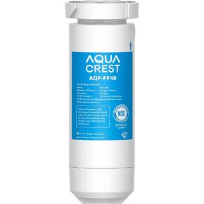AQUA CREST XWF Refrigerator Water Filter, Replacement for GE® XWF water filter, NSF Certified, 3 Filters