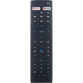 RM-C3329 Replaced Remote fit for Konka 4K UHD Android Smart TV 32H31A 40H33A 43U55A 50Q75A 50U55A 55Q75A 55U55A 65Q75A 65U55A 75Q75A 75U55A