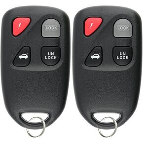 KeylessOption Keyless Entry Remote Car Key Fob for Mazda 3 2007-2011 Mazda3 KPU41777 (Pack of 2)