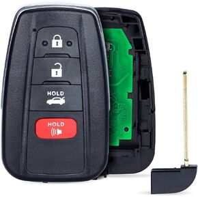 Yewong Car Key Fob Keyless Entry Remote Replacement for Toyota Corolla 2019 2020 2021 2022 2023 FCC:HYQ14FBN PN:8990H-12010 Board 231451-2000 314.3MHZ 4Buttons