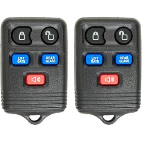 Keyless2Go Replacement for Keyless Entry Remote Car Key Fob 2003 2004 2005 2006 2007 Lincoln Navigator That Use FCC CWTWB1U551 - 2 PACK
