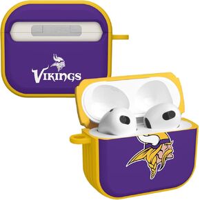 GAME TIME Minnesota Vikings HDX Case Cover Compatible with Apple AirPods Gen 3 (Classic)