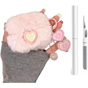 Compatible with Airpods Pro 2nd/1st Generation Case Cover with Cleaner Kit, Cute Cartoon Airpod pro 2 Cover Shockproof Airpods pro 2 Protective Case for AirPod pro 1st/2nd(2023/2022/2019)