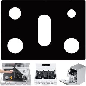 Stove Top Covers for Samsung Gas Burners, Reusable Stove Guard Non Stick Stove Protector for Gas Range, Gas Range Protectors Stove Cover - Washable Liner for Samsung Gas Range