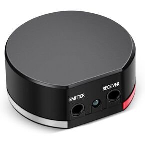 TNP Wireless IR Repeater Kit Universal Remote Control Infrared IR Transmitter and Receiver with Head Eye IR Blaster Kit Emitter Booster Cable for Remote Control of TV, Cable Box, CD DVD Blu-Ray Player