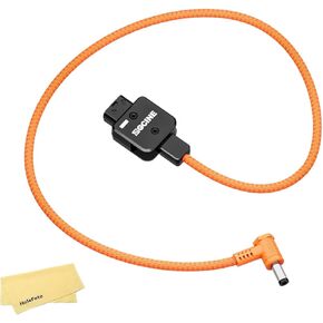 ZGCINE D-Tap to DC 5.5*2.5mm Power Cable for Amaran 60ds 60xs Atomos Ninja V monitor,Feelworld Monitor, Hollyland Mars LED lights with DC Input
