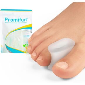 Upgraded Gel Toe Separators - 12 Pack Aloe Vera Extract Infused Silicone Toe Spacers for Straightening Overlapping Toes, Bunions, Calluses – Bunion Corrector for Men and Women(Medium Size)