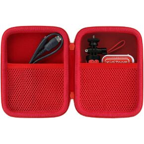 Aenllosi Hard Carrying Case Compatible with VTech KidiZoom Creator Cam (red)