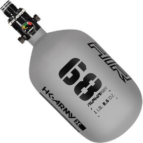 HK Army HPA Paintball Tank - Lightweight Alpha Air Carbon Fiber Compressed Air Tank - HP8 Reg 4500 psi