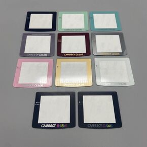 2.6 Inch IPS Glass Lens Mirror for Gameboy Color GBC IPS LCD Screen Lens Replacement (Black)