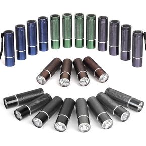 FASTPRO 24-Pack Mini Flashlights Set, Aluminum LED Flashlights Include AAA Batteries & Lanyard, Super Bright 100 Lumen Flashlight for Party Favors, Kids Gift, Camping, Hurricane Supplies