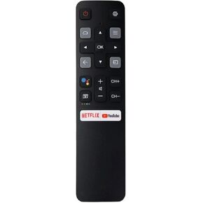 OEM Replacement Remote Control for TCL TV RC802V FNR1 with Netflix YouTube Hot Keys 32S6500A 65P8S 65P8 55P8S 55P8 55EP680