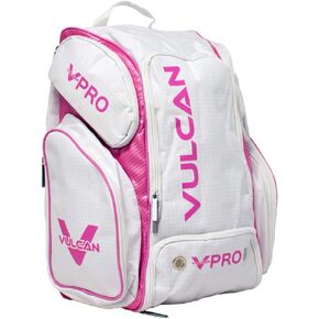 Vulcan VPRO Pickleball Backpack (White/Pink)