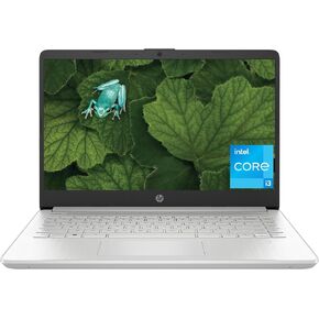 HP 14 inch Laptop, Full HD Display, 12th Generation Intel Core i3-1215U, 4 GB RAM, 128 GB SSD, Intel UHD Graphics, Windows 11 Home in S Mode, 14-dq5000nr (2023)