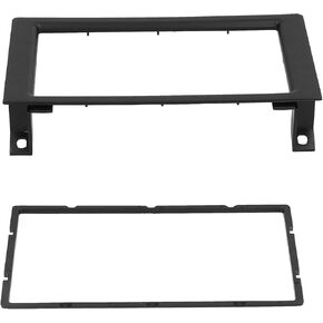 Tbest 2007 Saab 9-3 Radio Graphite Grey Paint,2-DIN Facia Trim Navigation Fascia Central Control Stereo Radio DVD Panel for Saab 9?3 2007-2010 07 saab 9-3 Radio