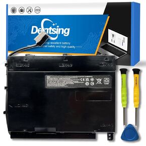 Dentsing PF06XL 853294-855 بطارية كمبيوتر محمول بديلة لـ HP Omen 17-w100 17t-w100 17-w110ng 17-w119tx 17-w120tx 17-w205tx 17-w206tx 17-w295ms Serie HSTNN-DB7M 852801-2C1 853294-850 11.55 فولت 95.8 واط ساعة 8300 مللي أمبير